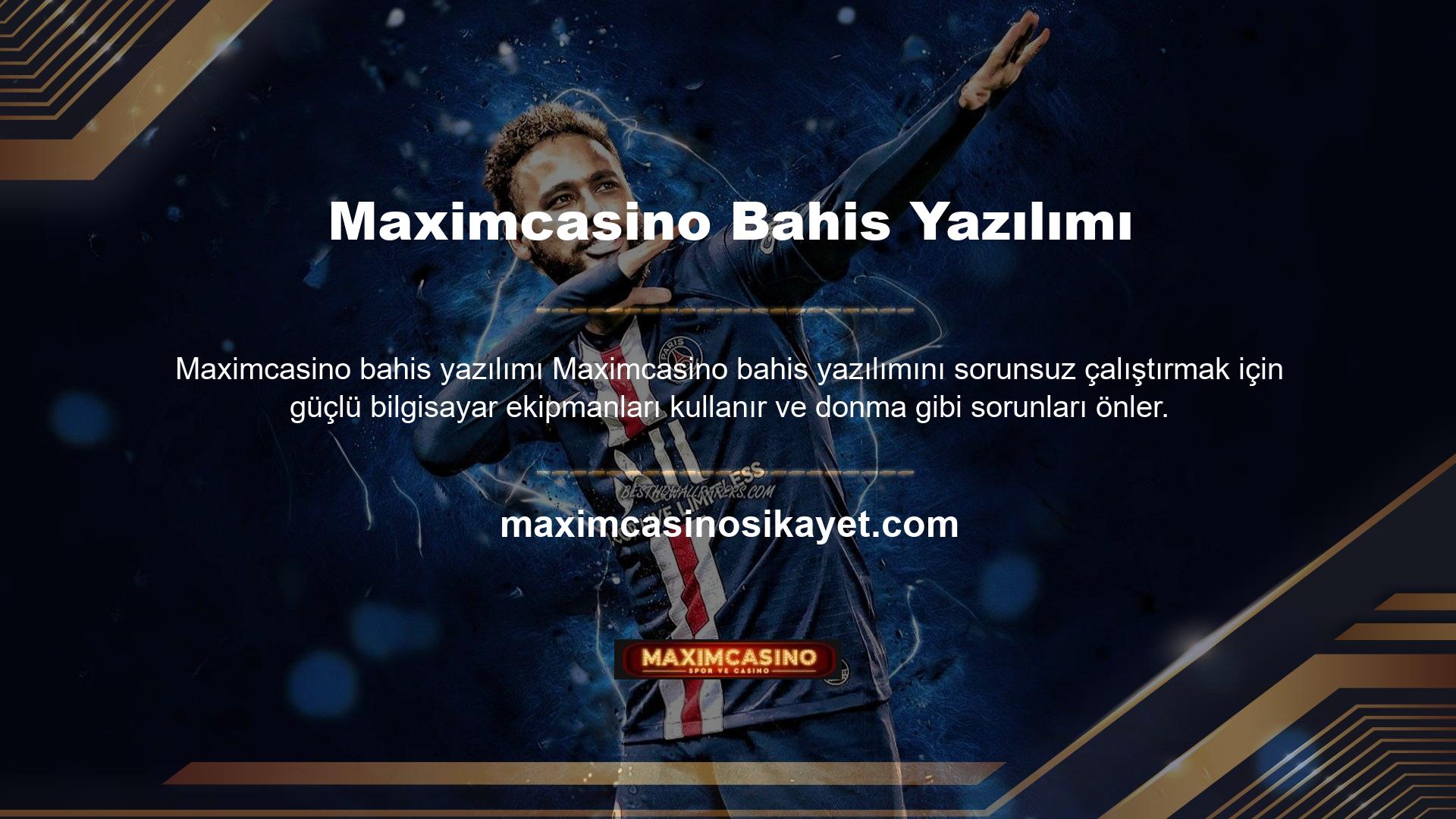 Maximcasino evinizden ayrılmadan gerçek futbolun tadını çıkarmanıza izin verir